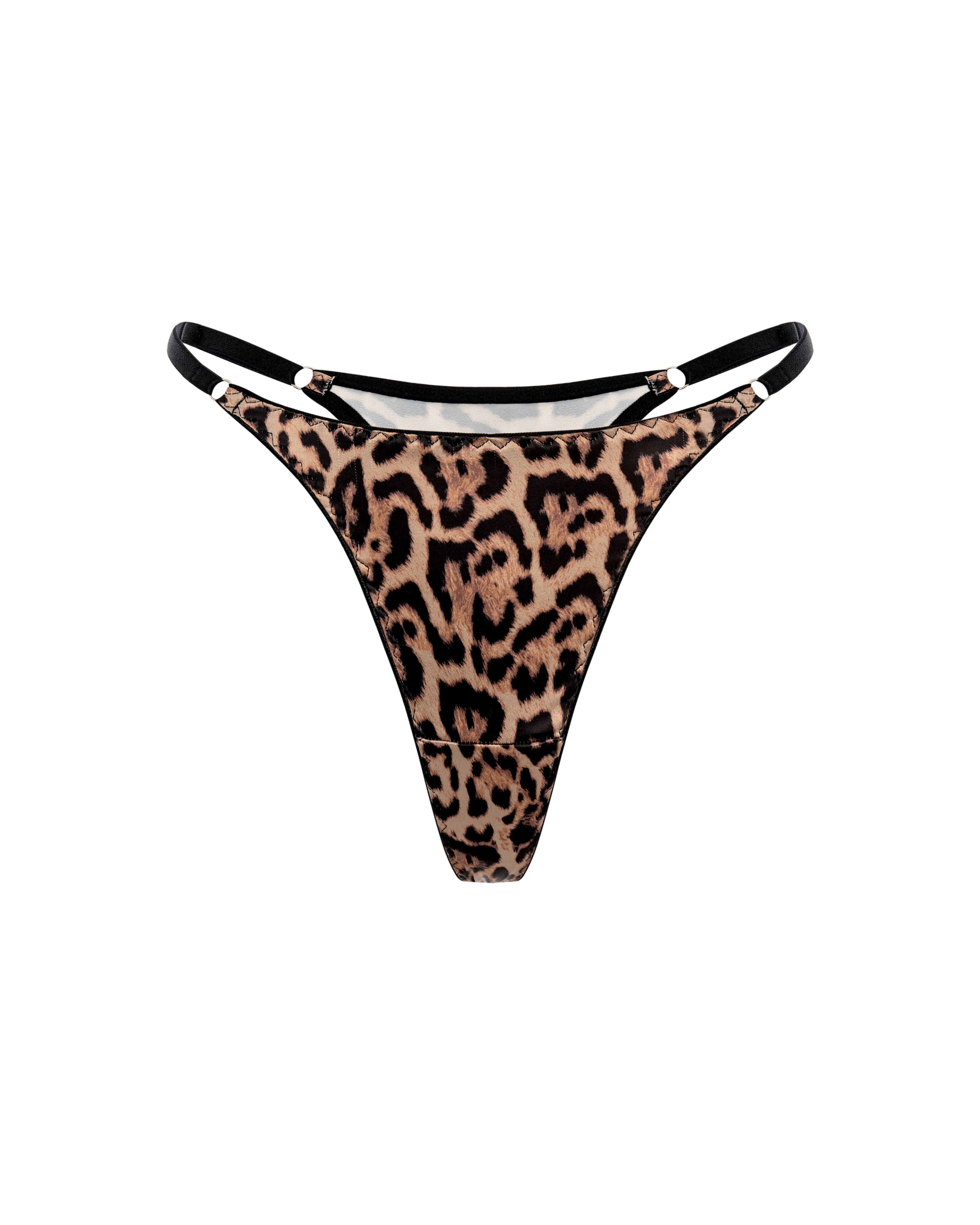 Kaia Satin Panties Leo